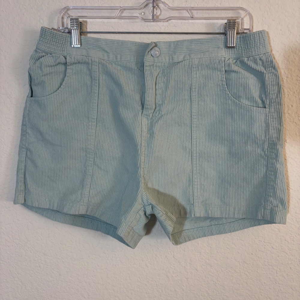 Faherty Corduroy Shorts Size Large Mist Blue
